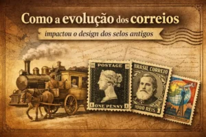 Como a evolução dos correios impactou o design dos selos antigos