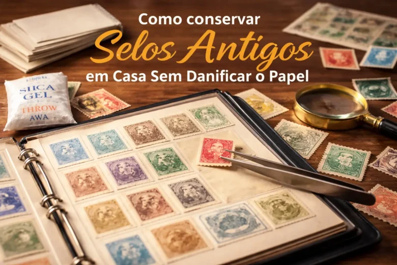 Como conservar selos antigos em casa sem danificar o papel