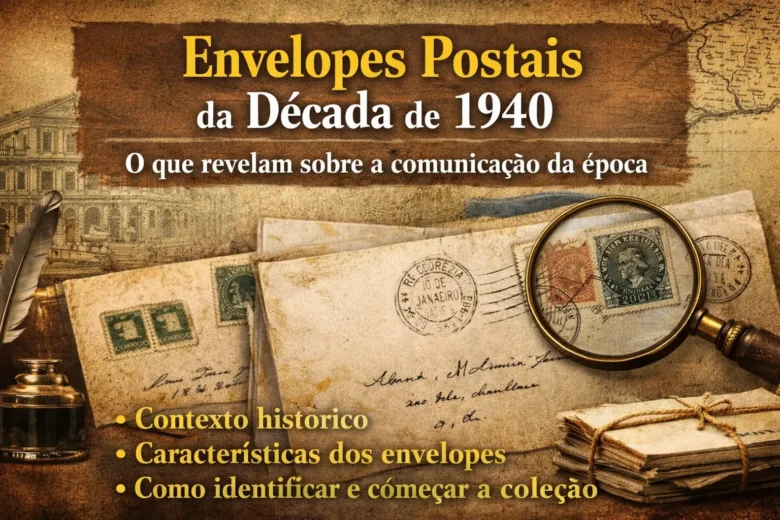 Envelopes postais da década de 1940 o que revelam sobre a comunicação da época