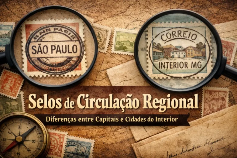 Selos de circulação regional diferenças entre capitais e cidades do interior