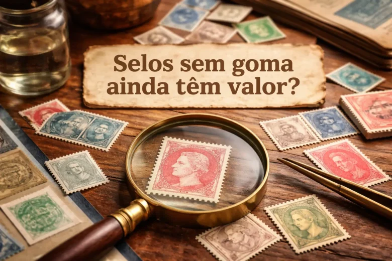 Selos sem goma ainda têm valor O que considerar na avaliação