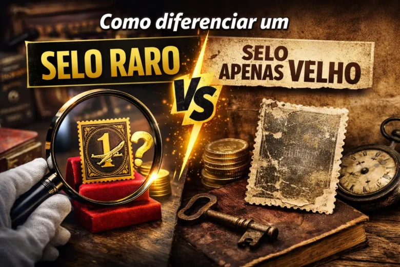 Como diferenciar um selo raro