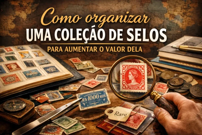 Como organizar uma coleção de selos