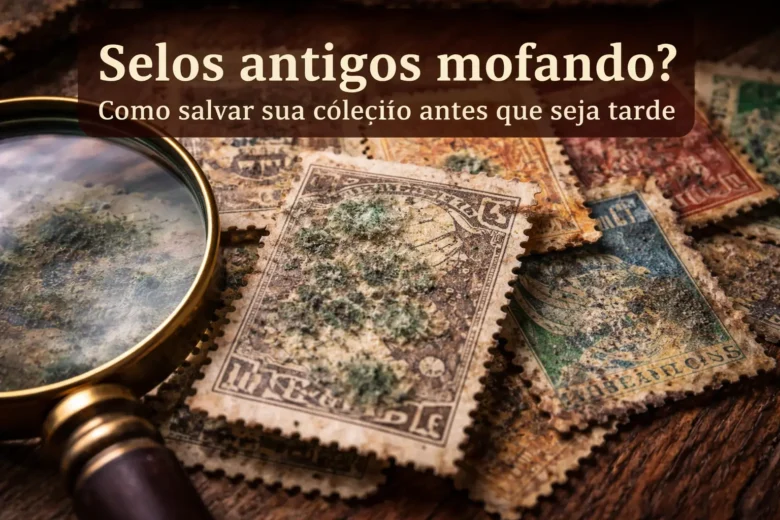 Selos antigos mofando