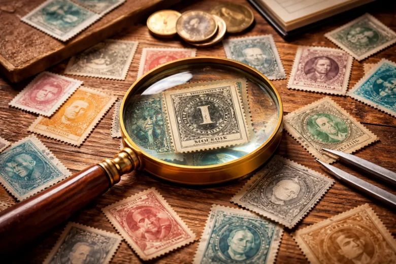 descobrir se um selo antigo que você encontrou vale dinheiro