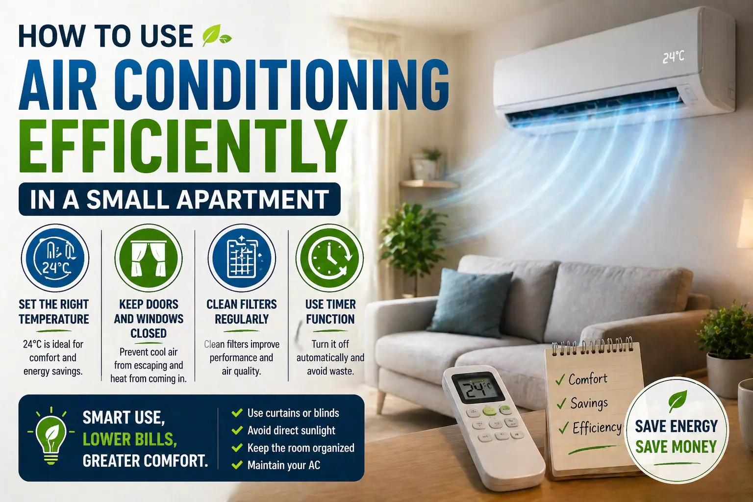 How to Use Air Conditioning Efficiently